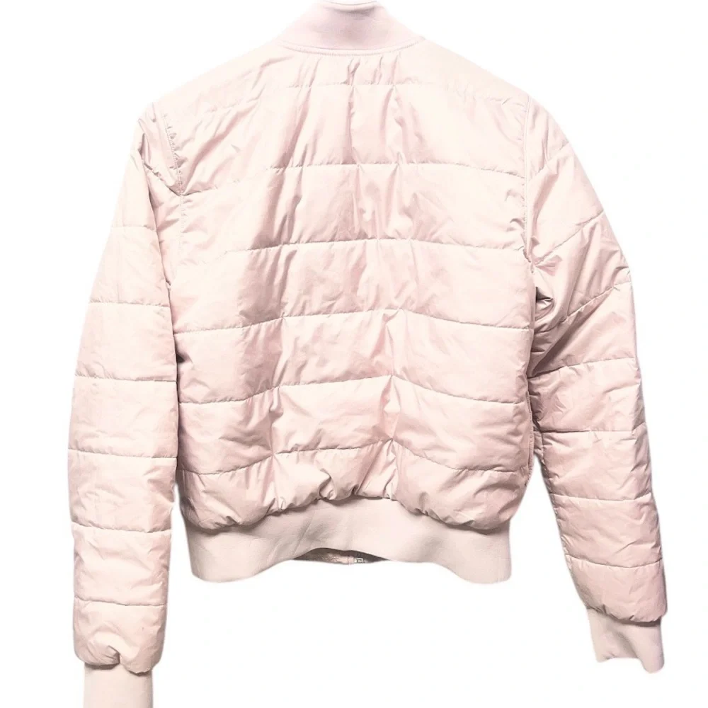 Lululemon light pink bomber reversible‎ jacket.